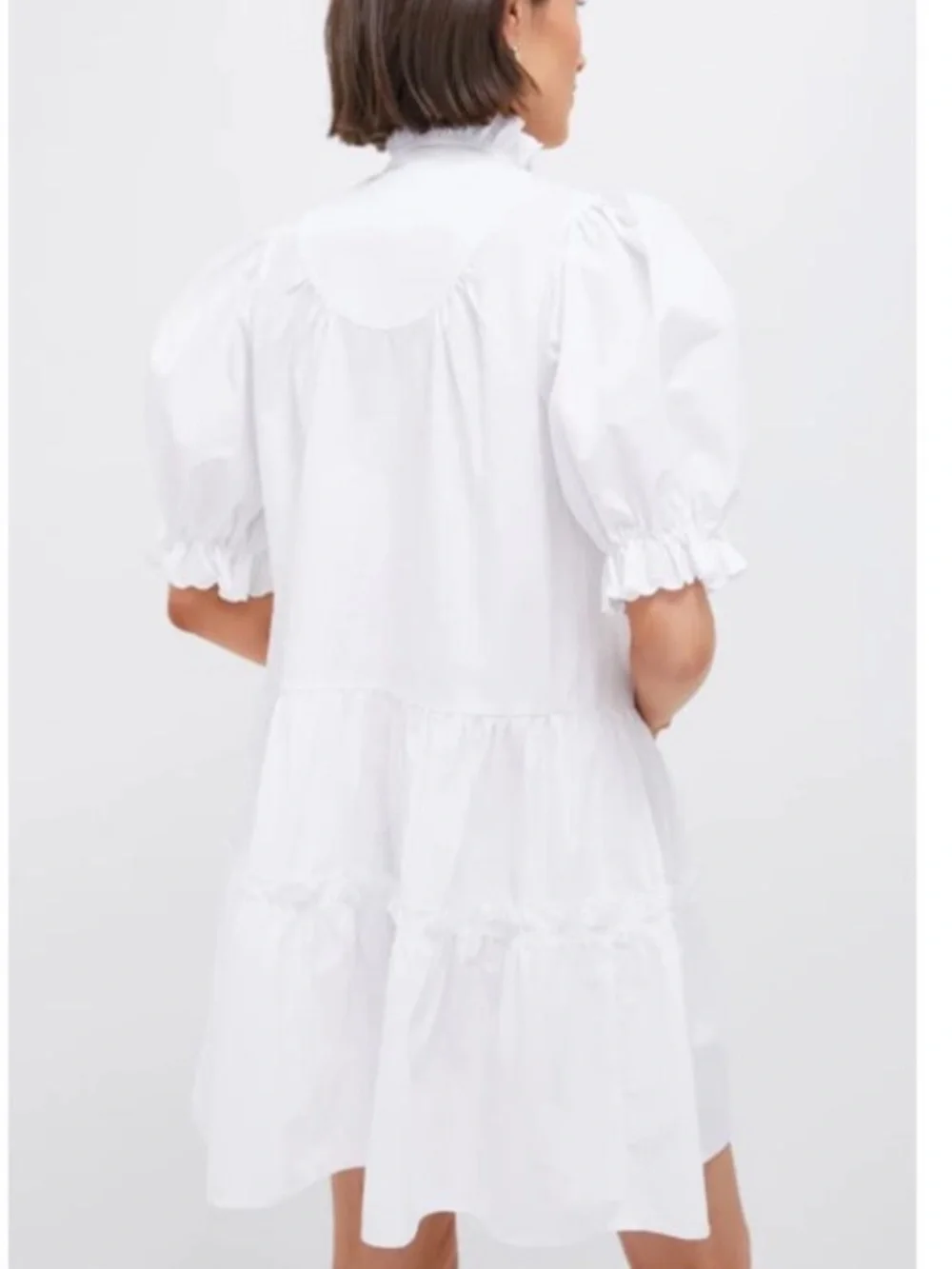 Tuckernuck Pomander Place White Selena Mini Dress Medium - Picture 3 of 13